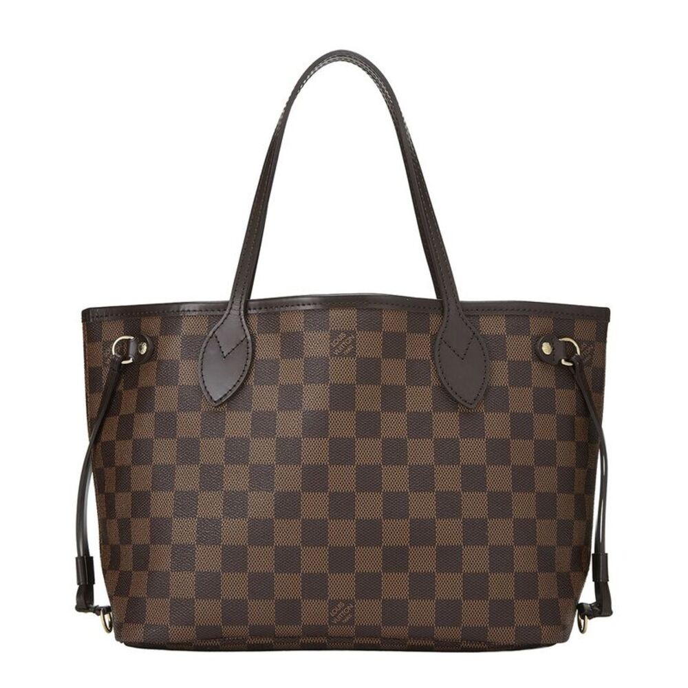 Louis Vuitton Brown Damier Ebene Canvas Neverfull Pm (Authentic Pre-Loved) - Picture 2 of 4